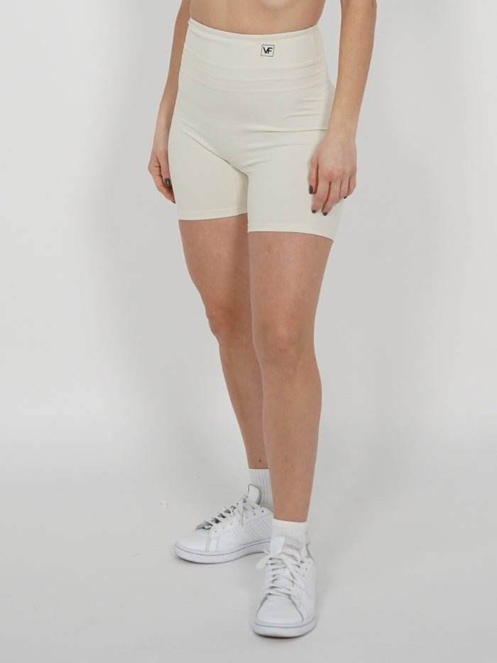 Mallas Cortas Push Up en Beige Raque - VIBRAFIT