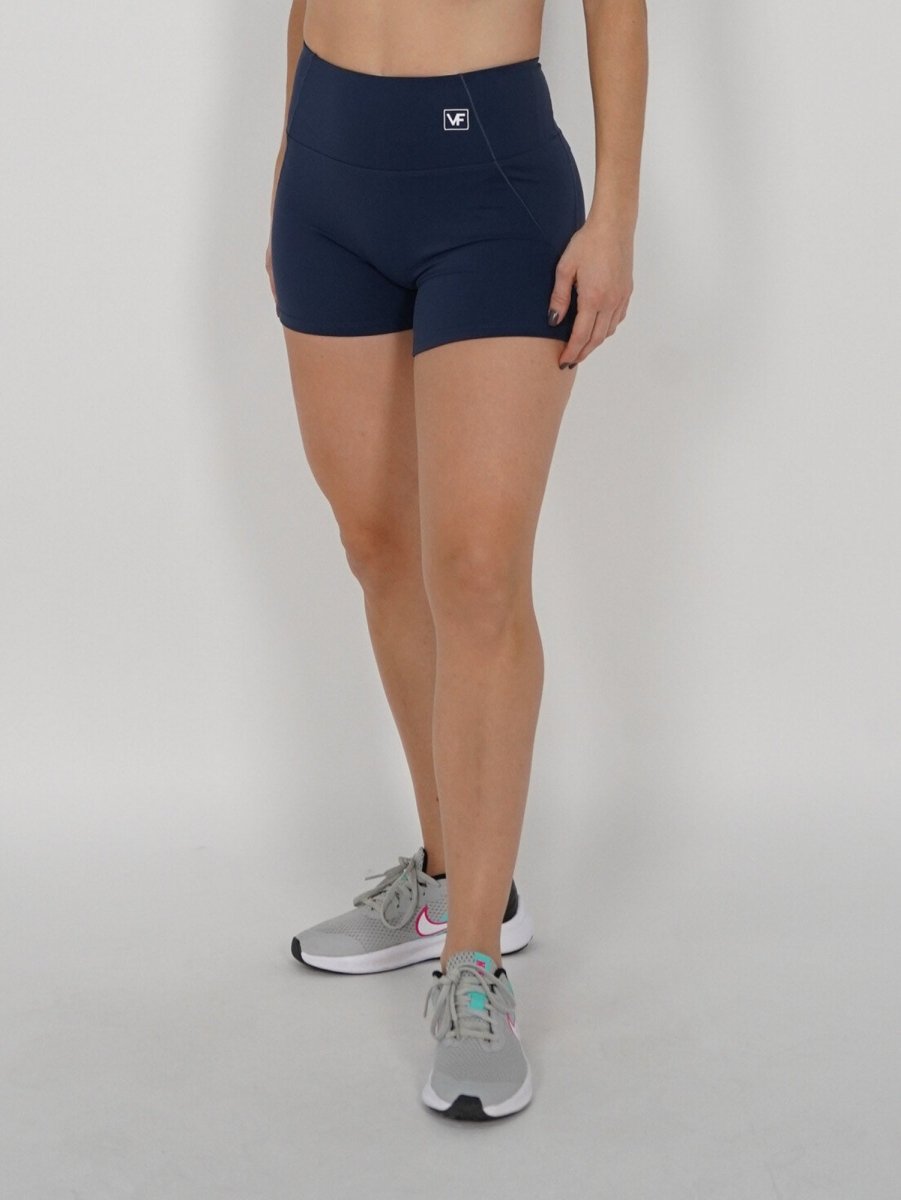 Mallas Cortas Push Up en Navy Andre - VIBRAFIT