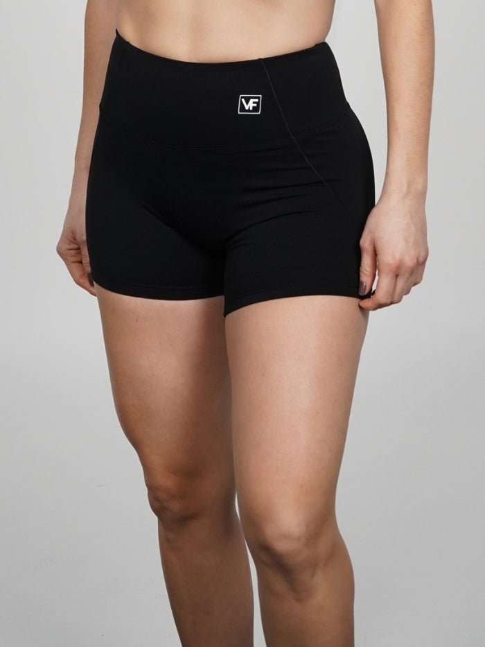 Mallas Cortas Push Up en Negro Andre - VIBRAFIT