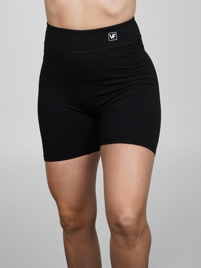 Mallas Cortas Push Up en Negro Raque - VIBRAFIT