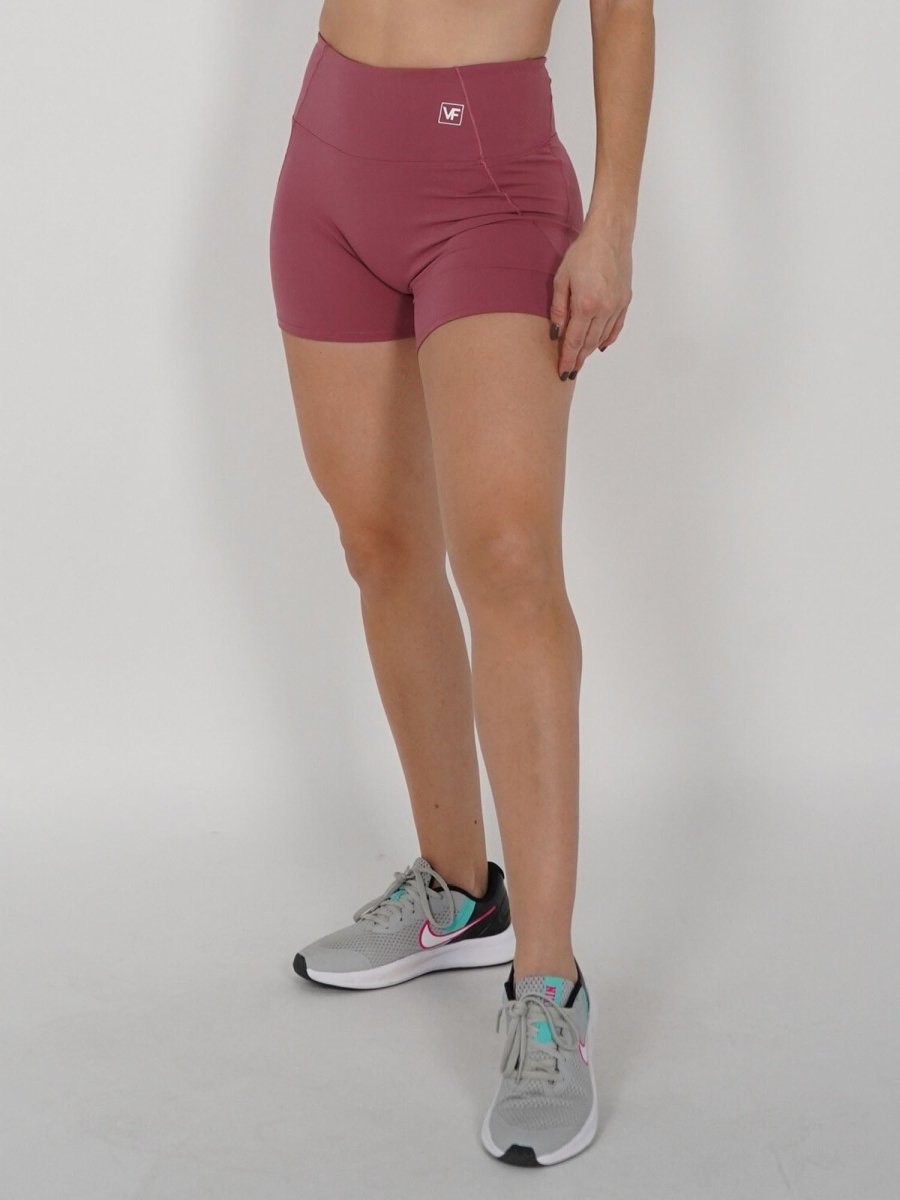 Mallas Cortas Push Up en Rosa Andre - VIBRAFIT