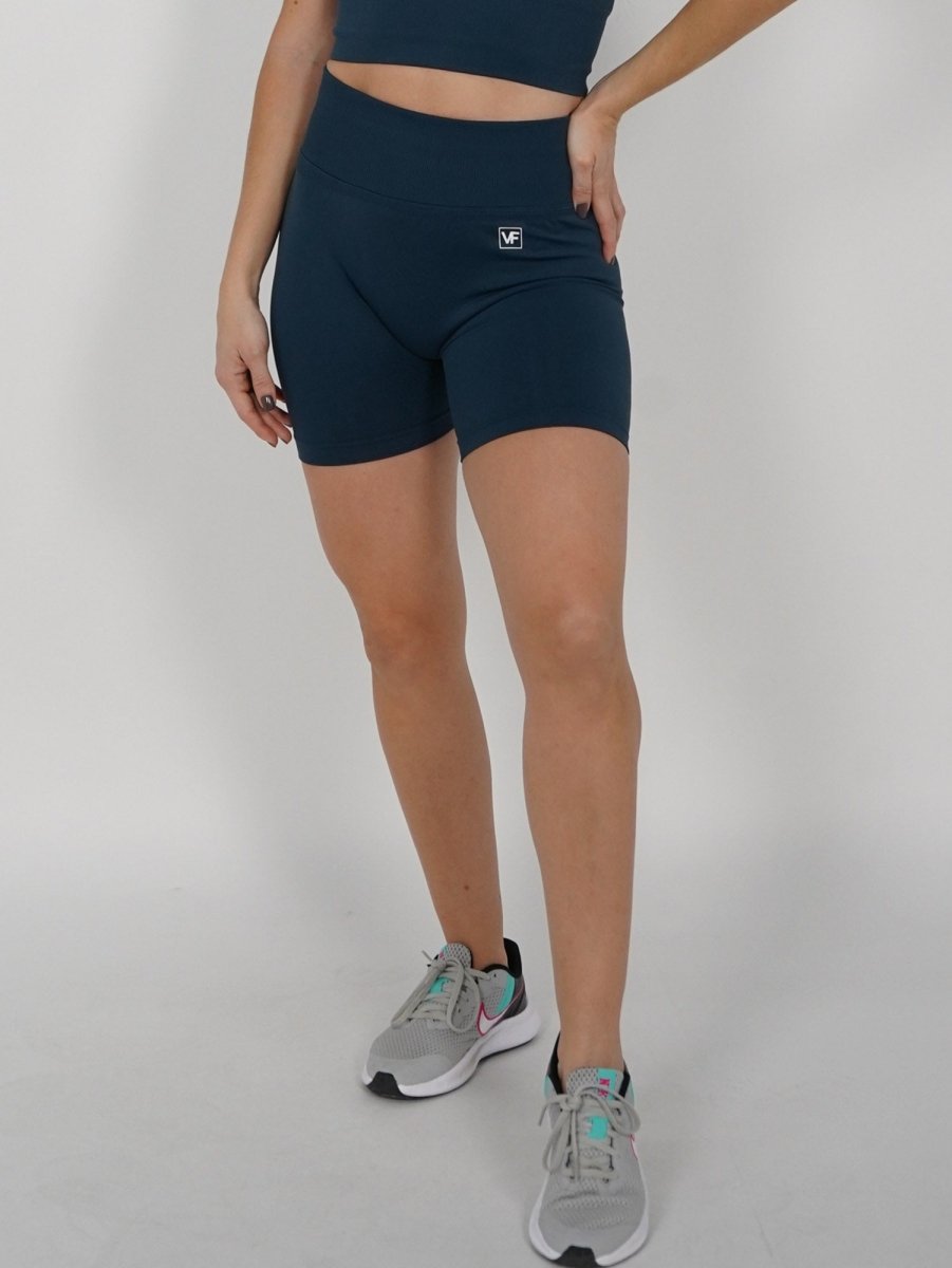 Mallas Cortas Push Up Seamless en Peacock Xime - VIBRAFIT