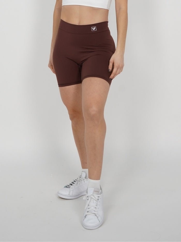 Mallas Cortas Push Up V en Café Lucy - VIBRAFIT