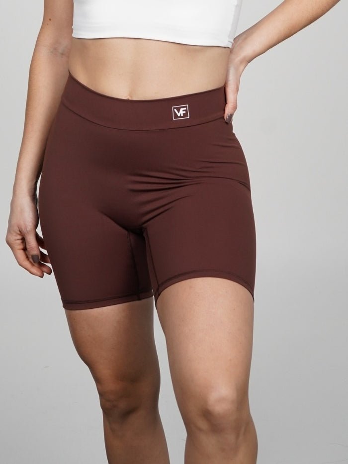 Mallas Cortas Push Up V en Café Lucy - VIBRAFIT