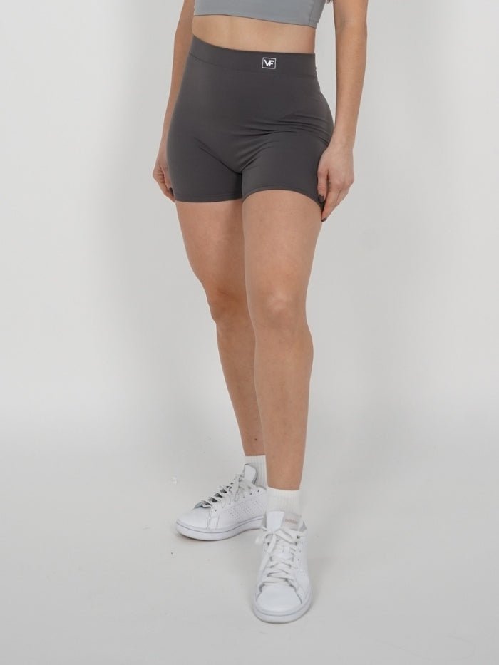 Mallas Cortas Push Up V en Gris Katy - VIBRAFIT