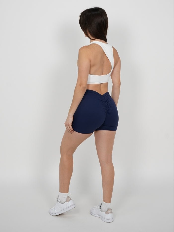 Mallas Cortas Push Up V en Navy Katy - VIBRAFIT