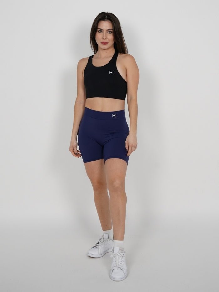 Mallas Cortas Push Up V en Navy Lucy - VIBRAFIT