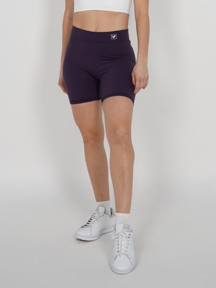 Mallas Cortas Push Up V en Púrpura Lucy - VIBRAFIT