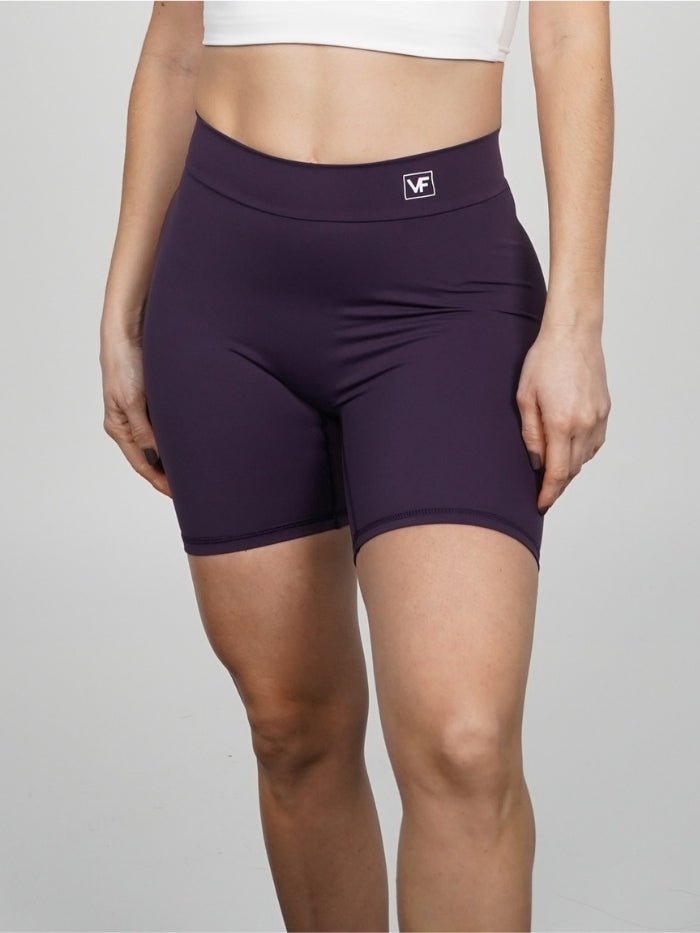 Mallas Cortas Push Up V en Púrpura Lucy - VIBRAFIT