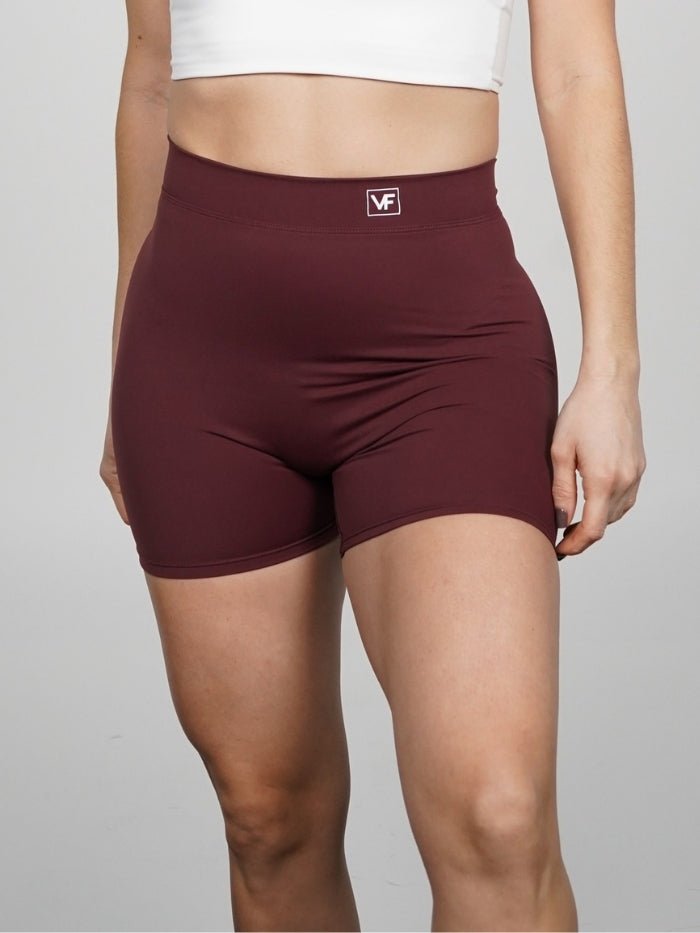 Mallas Cortas Push Up V en Vino Katy - VIBRAFIT