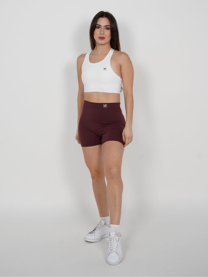 Mallas Cortas Push Up V en Vino Katy - VIBRAFIT