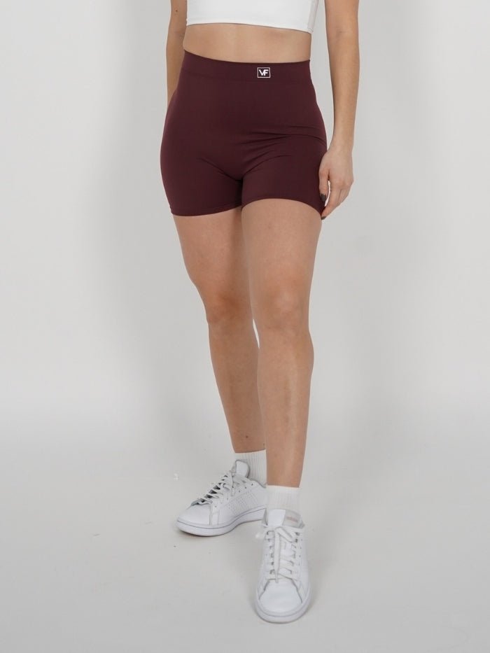 Mallas Cortas Push Up V en Vino Katy - VIBRAFIT
