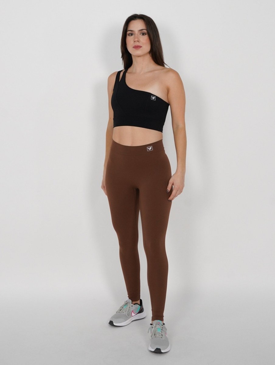 Mallas deportivas Push Up en V Café Fiore - VIBRAFIT