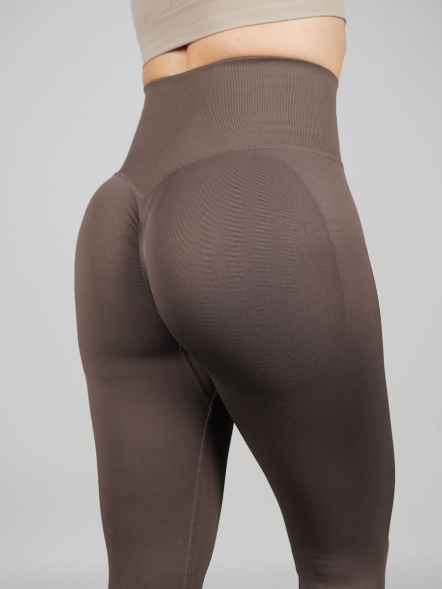 Mallas Deportivas Push Up Seamless en Gris Alana - VIBRAFIT