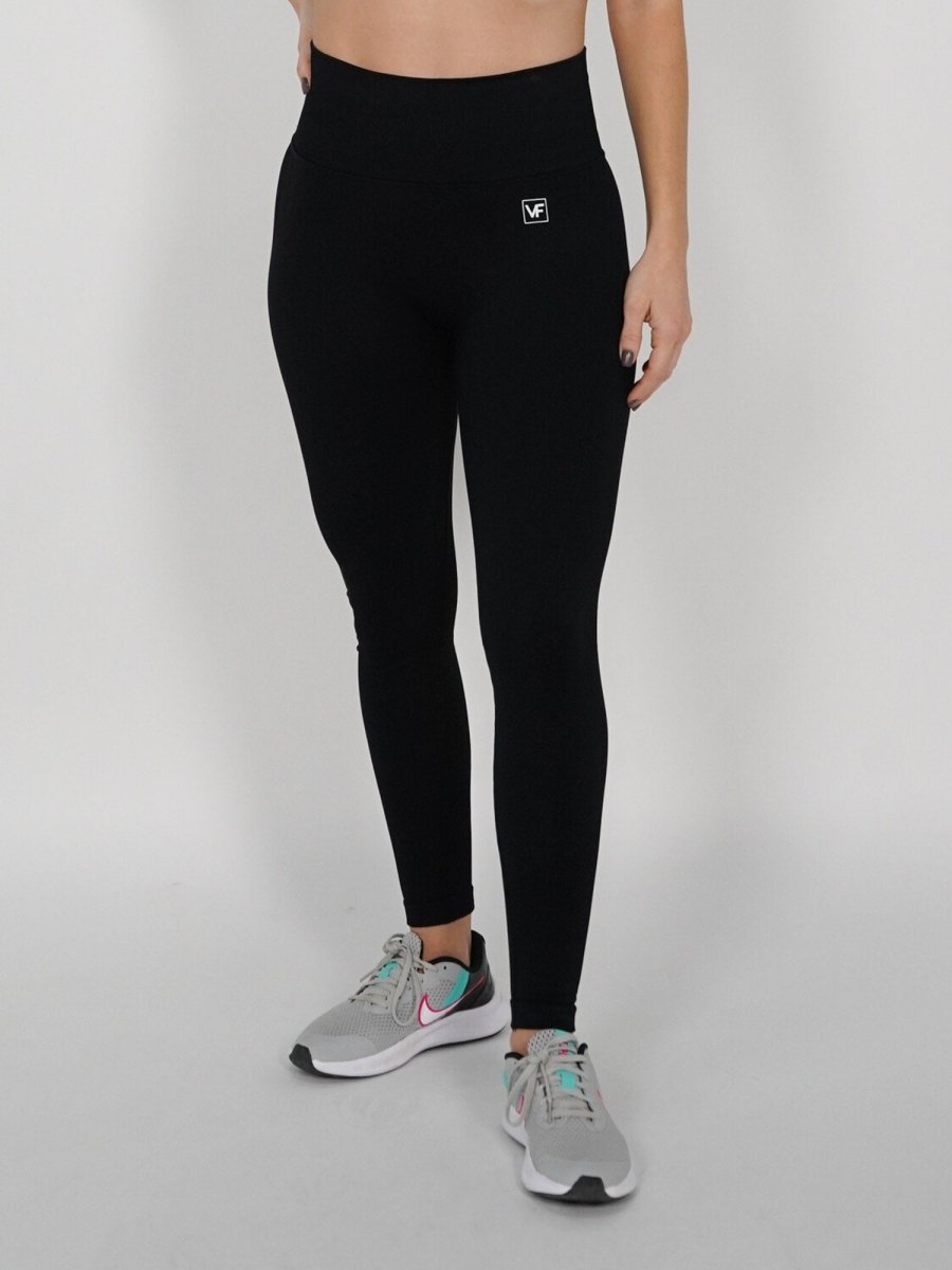 Mallas Deportivas Seamless Push Up en Negro Ster - VIBRAFIT