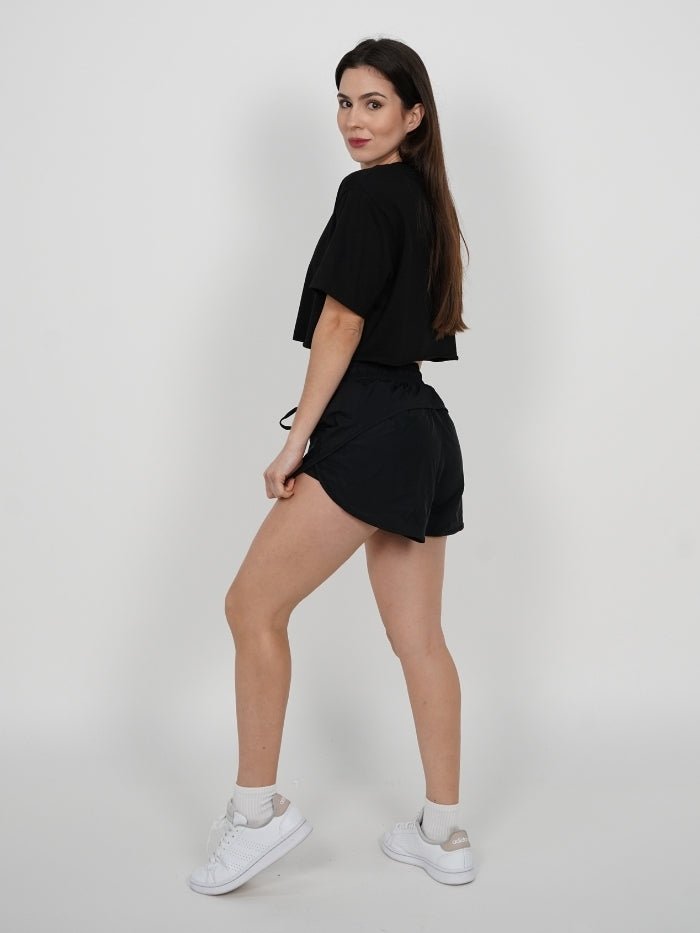 Short deportivo en Negro Fara - VIBRAFIT