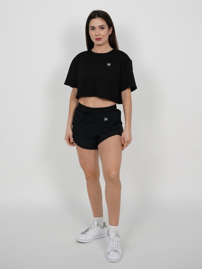 Short deportivo en Negro Fara - VIBRAFIT