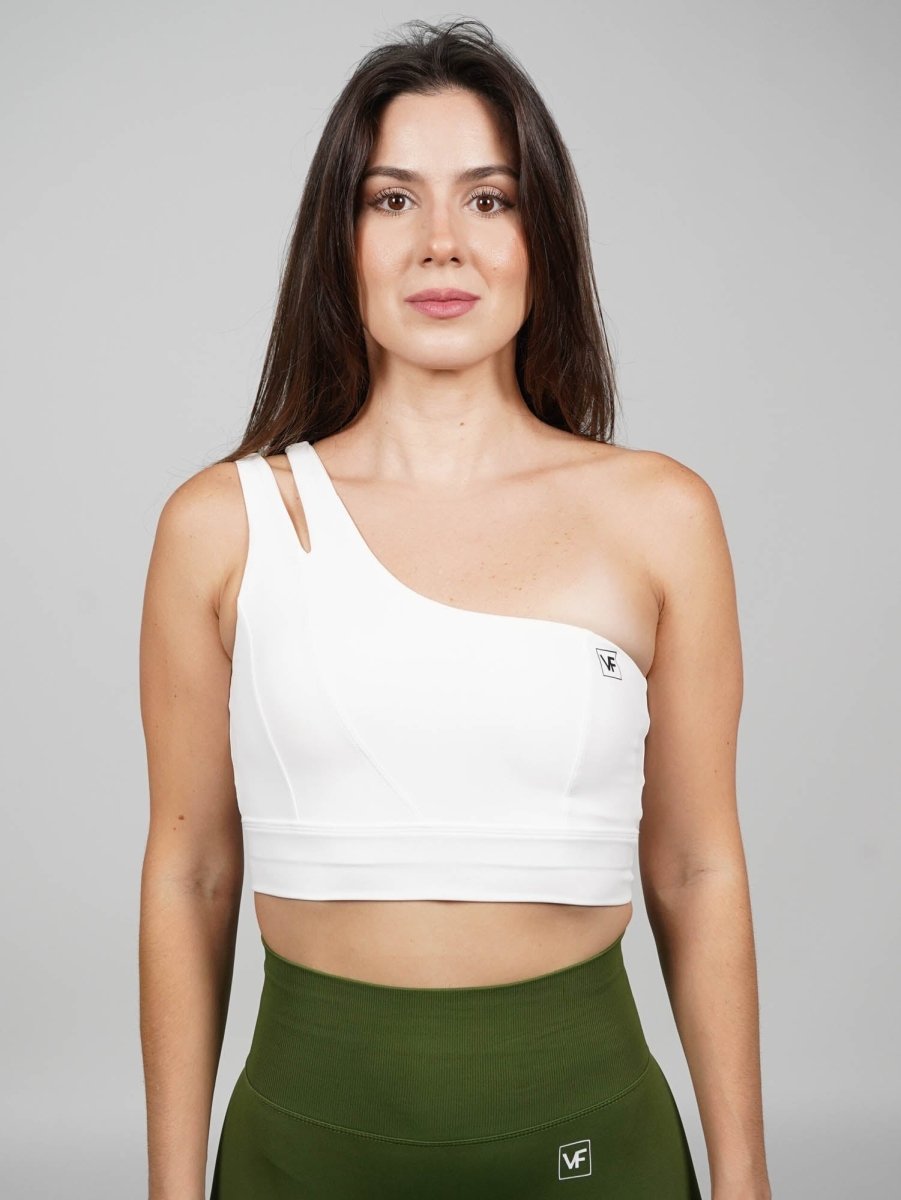 Sujetador deportivo en Blanco Agatha - VIBRAFIT