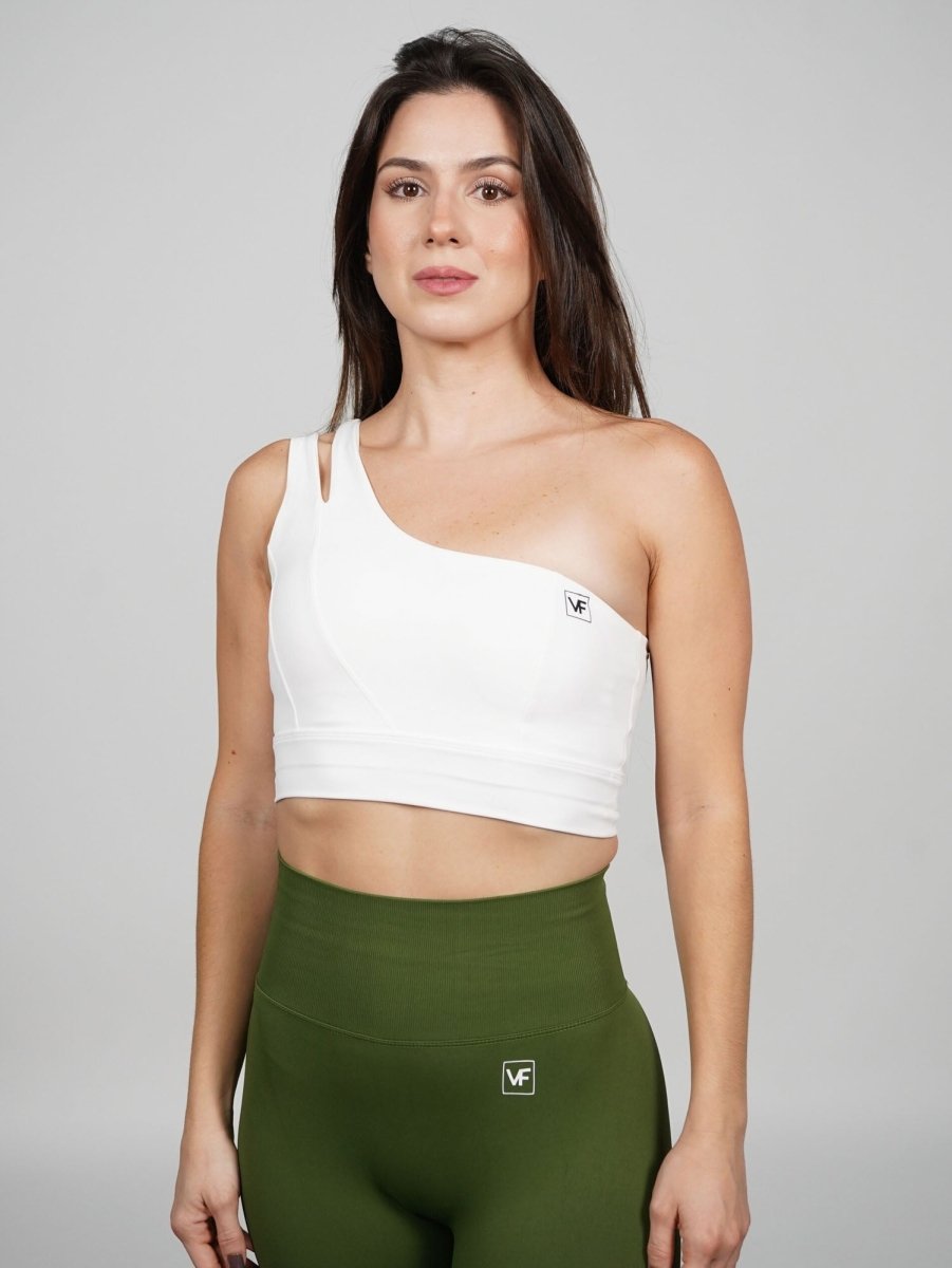 Sujetador deportivo en Blanco Agatha - VIBRAFIT