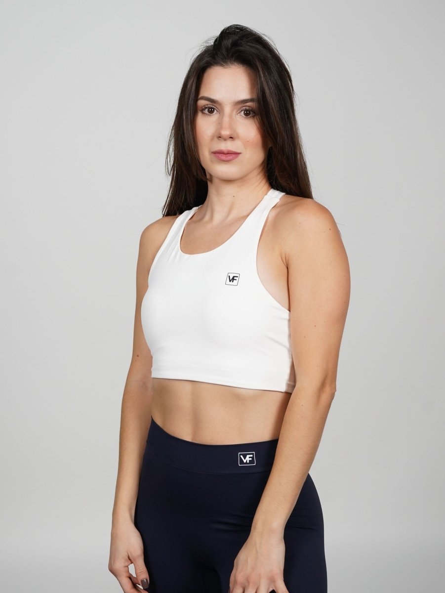 Sujetador deportivo en Blanco Loren - VIBRAFIT