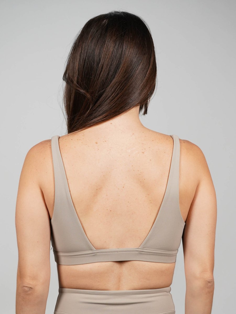 Sujetador deportivo en Mocha Raque - VIBRAFIT