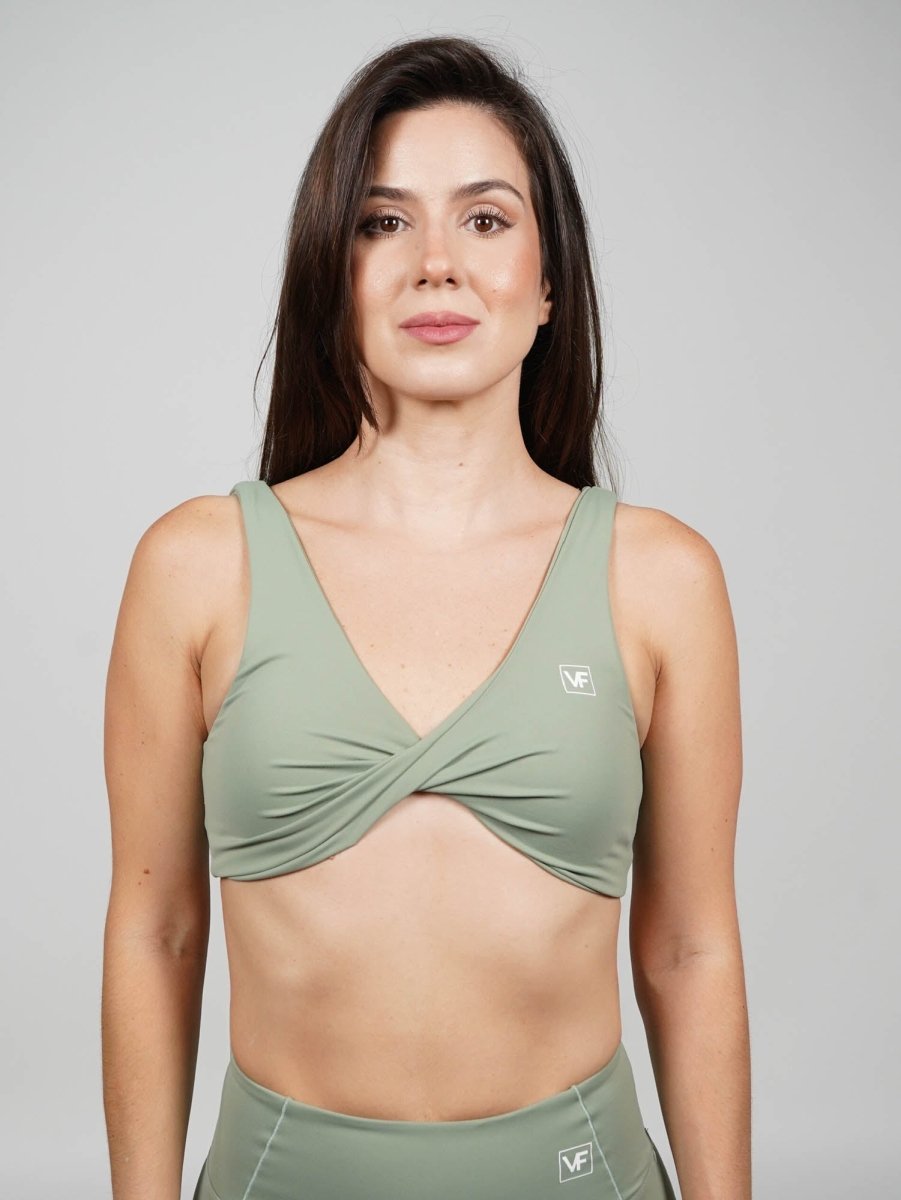 Sujetador deportivo en Verde Andre - VIBRAFIT
