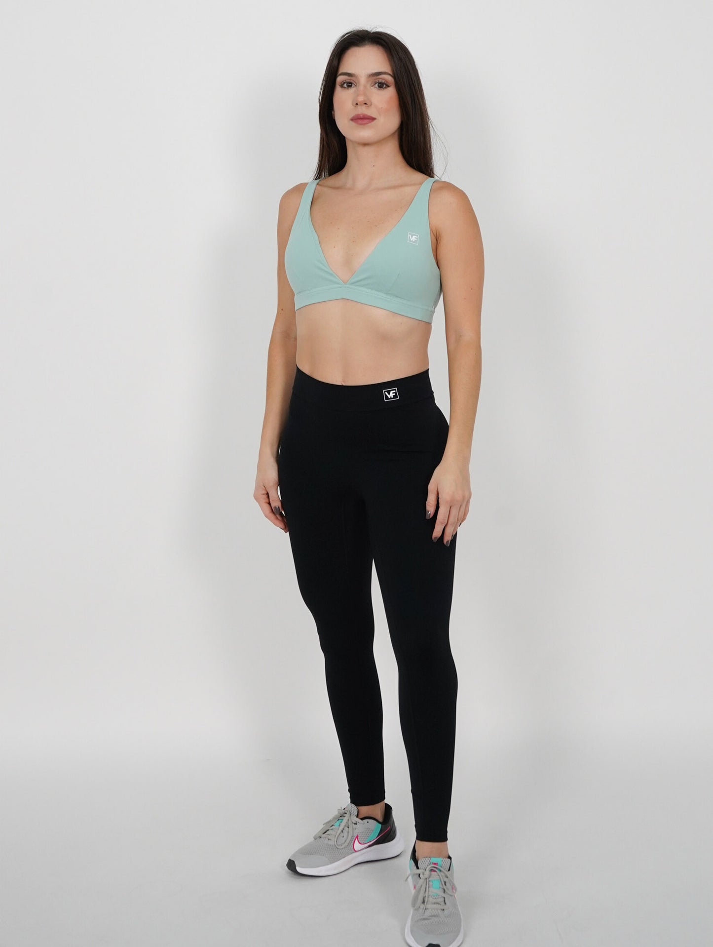 Mallas deportivas Push Up en V Negro Fiore