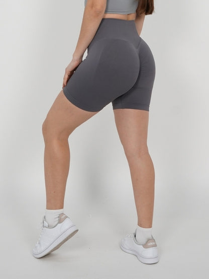 Mallas Cortas Push Up Seamless en Gris Ruka