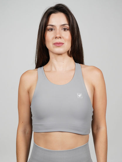 Top deportivo en Gris Marla