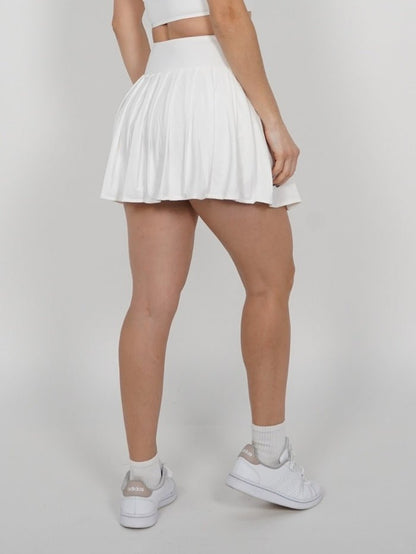 Falda deportiva en Blanco Loren - VIBRAFIT