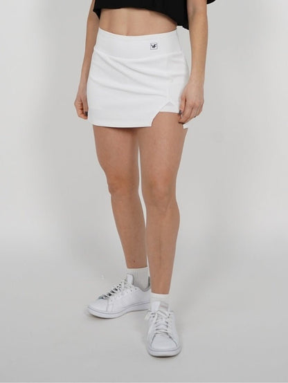 Falda deportiva en Blanco Tina - VIBRAFIT