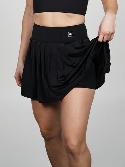 Falda deportiva en Negro Loren - VIBRAFIT