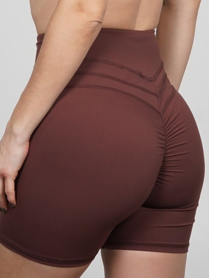 Mallas Cortas Push Up en Café Raque - VIBRAFIT