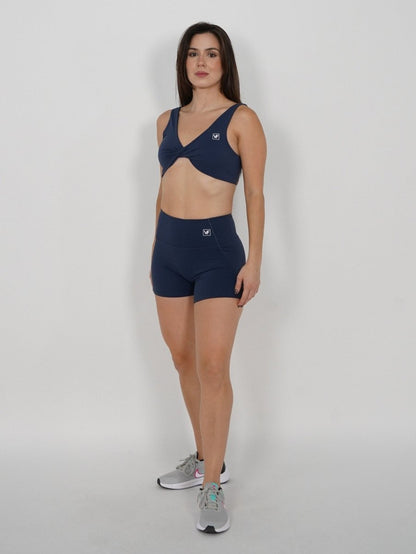 Mallas Cortas Push Up en Navy Andre - VIBRAFIT