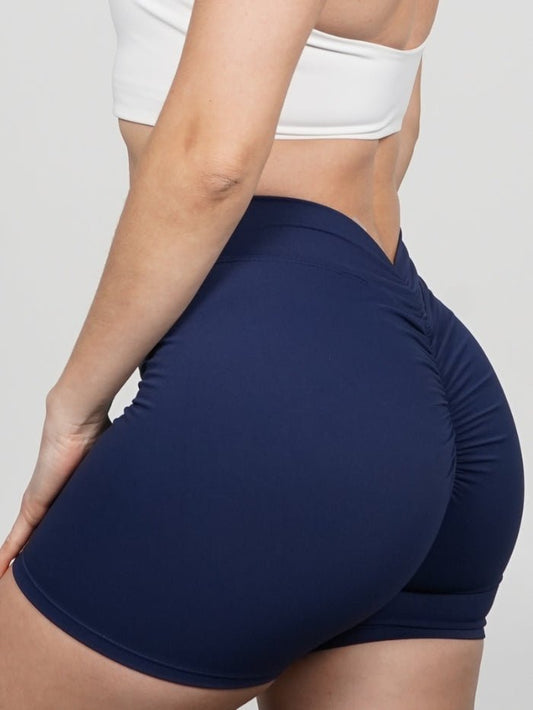 Mallas Cortas Push Up V en Navy Katy - VIBRAFIT