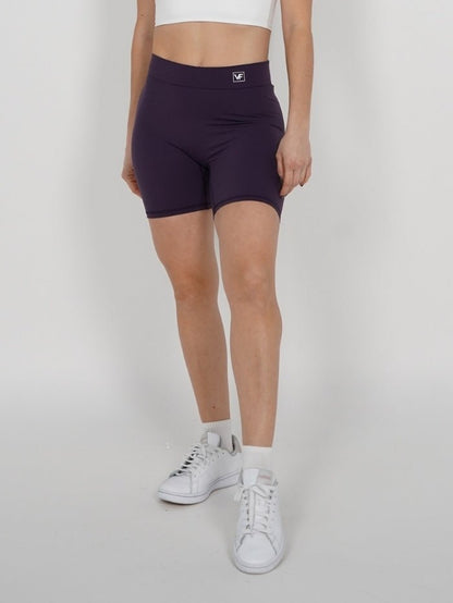 Mallas Cortas Push Up V en Púrpura Lucy - VIBRAFIT