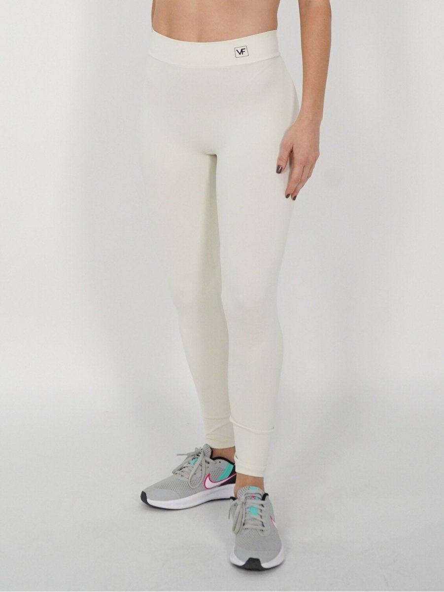 Mallas deportivas Push Up en V Blanco Fiore - VIBRAFIT