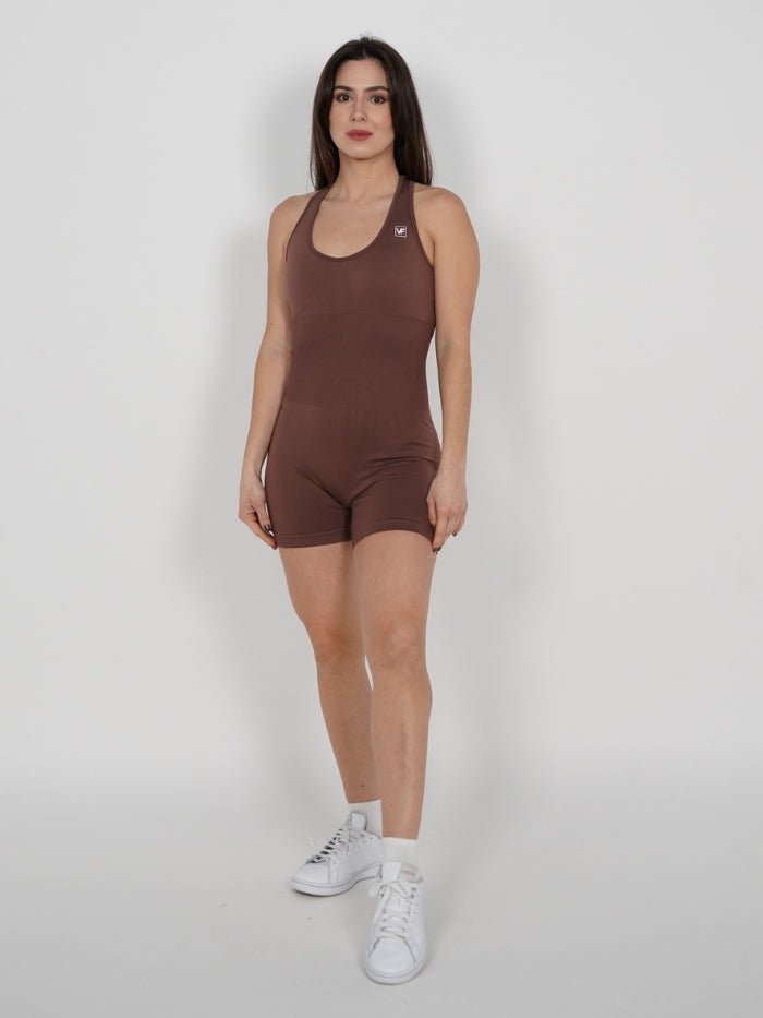 Mono Corto Seamless Push Up en Café Gretta - VIBRAFIT