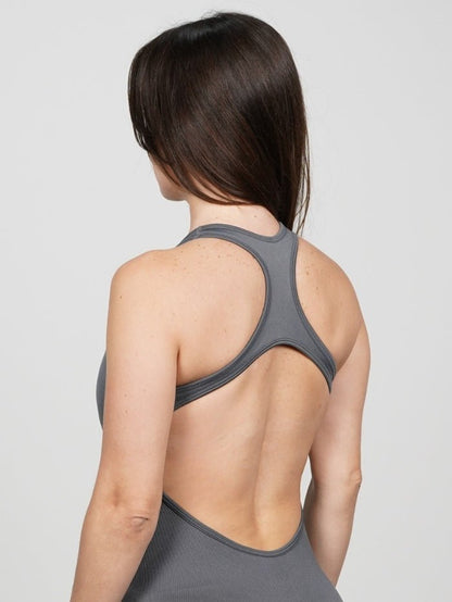 Mono Corto Seamless Push Up en Gris Gretta - VIBRAFIT
