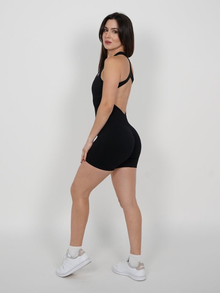 Mono Corto Seamless Push Up en Negro Gretta - VIBRAFIT