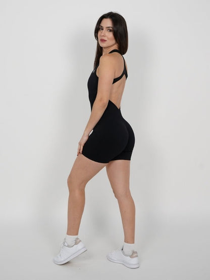 Mono Corto Seamless Push Up en Negro Gretta - VIBRAFIT
