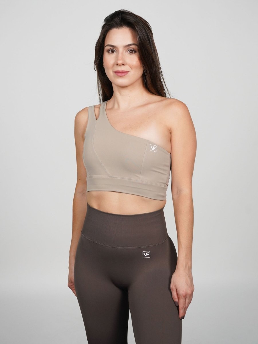Sujetador deportivo en Beige Agatha - VIBRAFIT