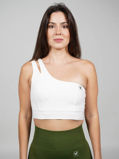 Sujetador deportivo en Blanco Agatha - VIBRAFIT