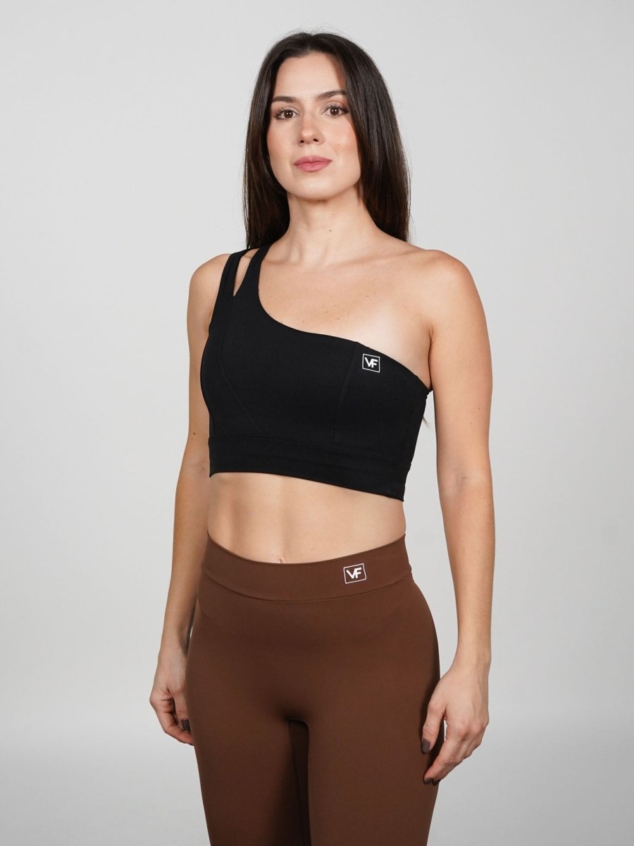 Sujetador deportivo en Negro Agatha - VIBRAFIT