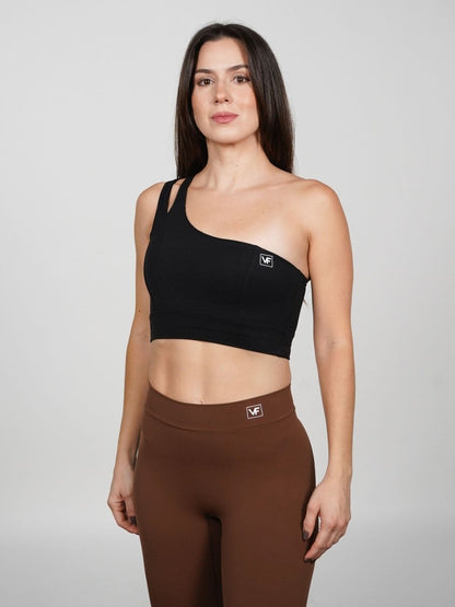 Sujetador deportivo en Negro Agatha - VIBRAFIT