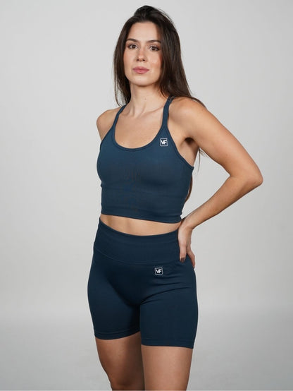 Sujetador Deportivo Seamless en Peacock Xime - VIBRAFIT